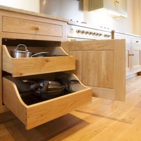Bespoke Solid Oak Freestanding Handpainted Kitchen